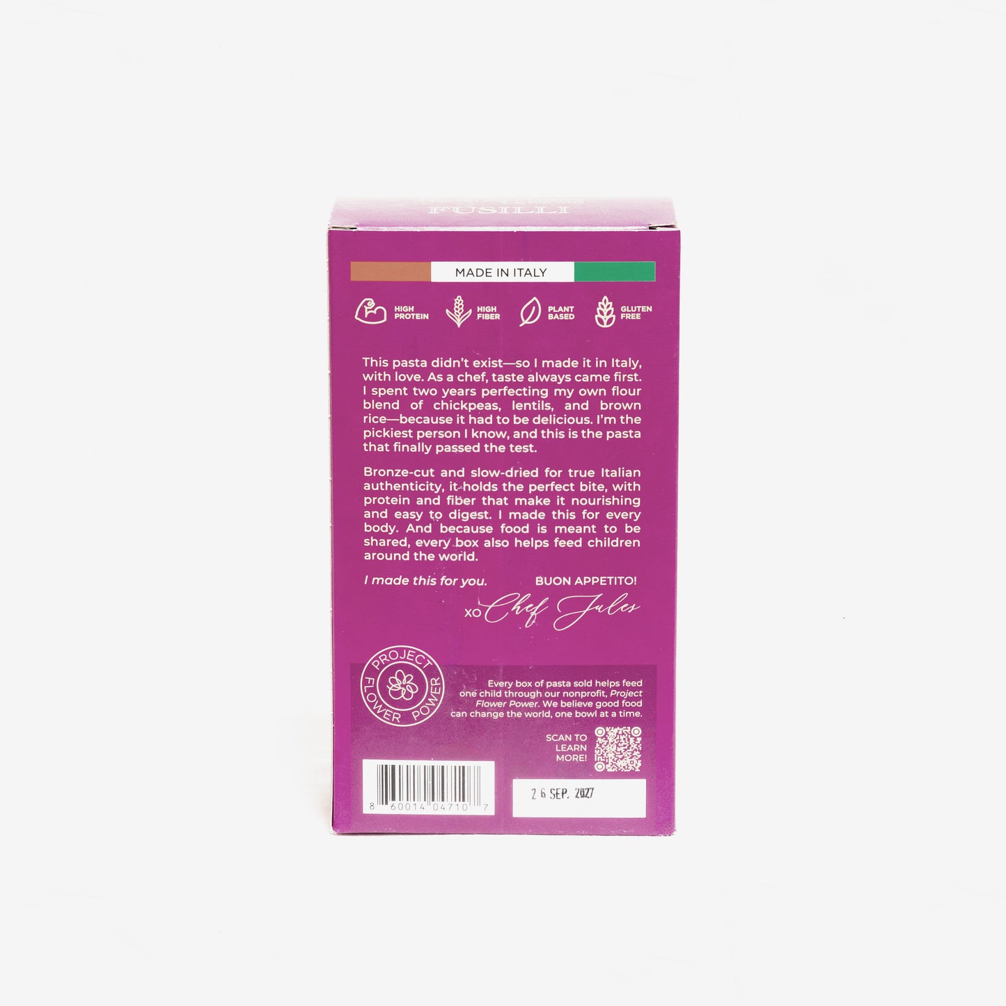 Artisanal Gluten Free & High Protein Pasta - Fusilli - 6 pack