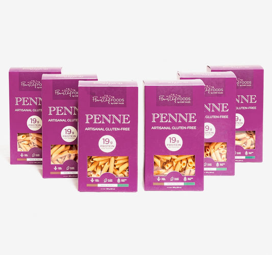 Artisanal Gluten Free & High Protein Pasta - Penne- 6 pack